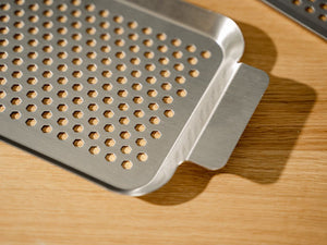 RUOSTUMATON TERÄS BBQ-ALUSTA 33×18 CM - 5