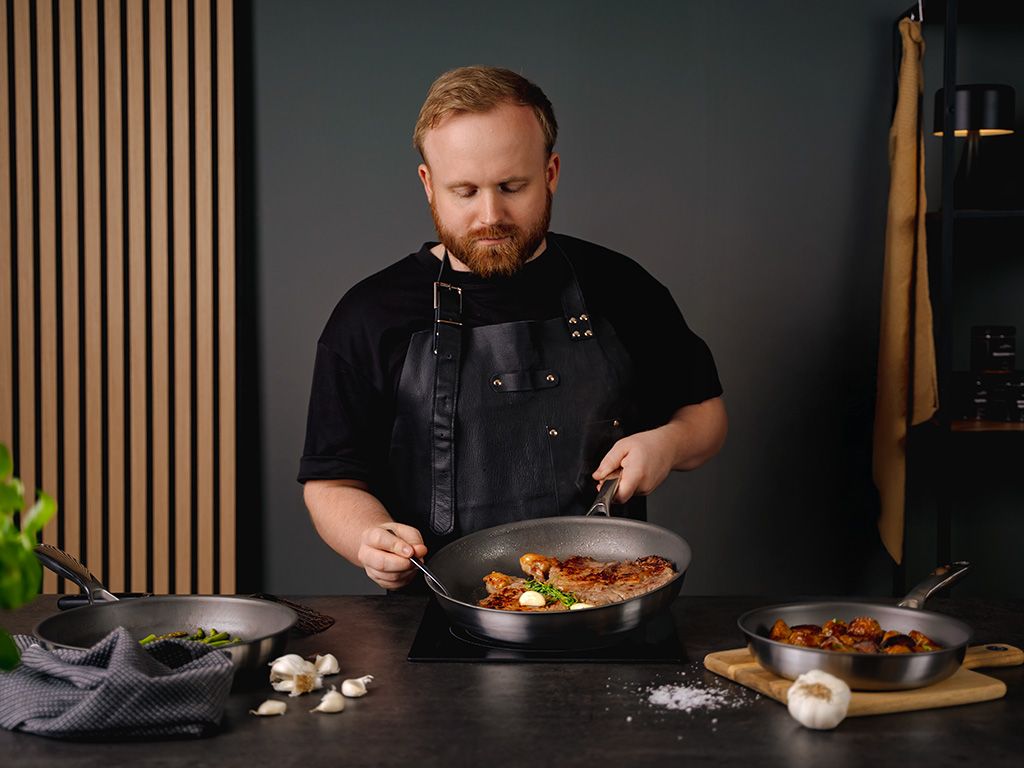 ZERO – LUONNOLLINEN NON-STICK KATTILA- JA PANNUSARJA - 6-OSAA - 6