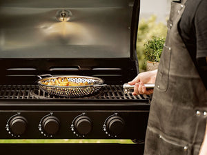BBQ-GRILLIPANNU IRROTETTAVALLA KAHVALLA 28 CM - 8