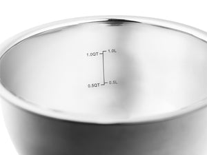 RUOSTUMATTOMASTA TERÄKSESTÄ SEKOITUSKULHO – 1500ML - 3