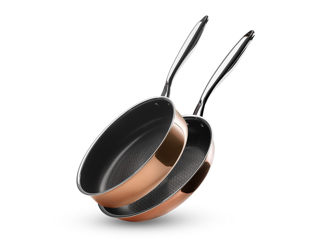 KUPARI HYBRID NON-STICK PAISTINPANNU+SAUTEPANNUSARJA - 2 OSAA - 1
